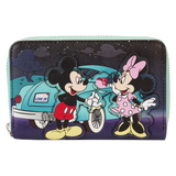 Loungefly Mickey & Minnie Date Night Drive-In Zip Around Wallet