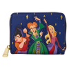 Loungefly Disney Hocus Pocus Sanderson Sisters Night Sky Zip Around Wallet