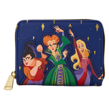 Loungefly Disney Hocus Pocus Sanderson Sisters Night Sky Zip Around Wallet