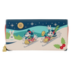 Loungefly Disney Mickey and Minnie Holiday Flap Wallet