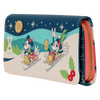 Loungefly Disney Mickey and Minnie Holiday Flap Wallet