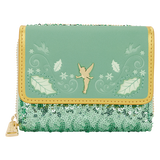 Loungefly Disney Tinker Bell Holiday Tri-Fold Wallet