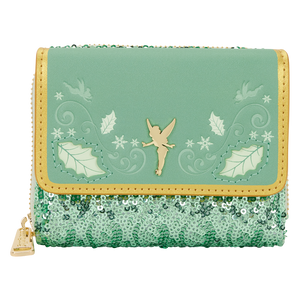 Loungefly Disney Tinker Bell Holiday Tri-Fold Wallet