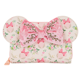 Loungefly Disney Minnie Mouse Floral All-Over Print Zip Around Wallet