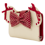 Loungefly Minnie Mouse Rocks the Dots Coquette Flap Wallet