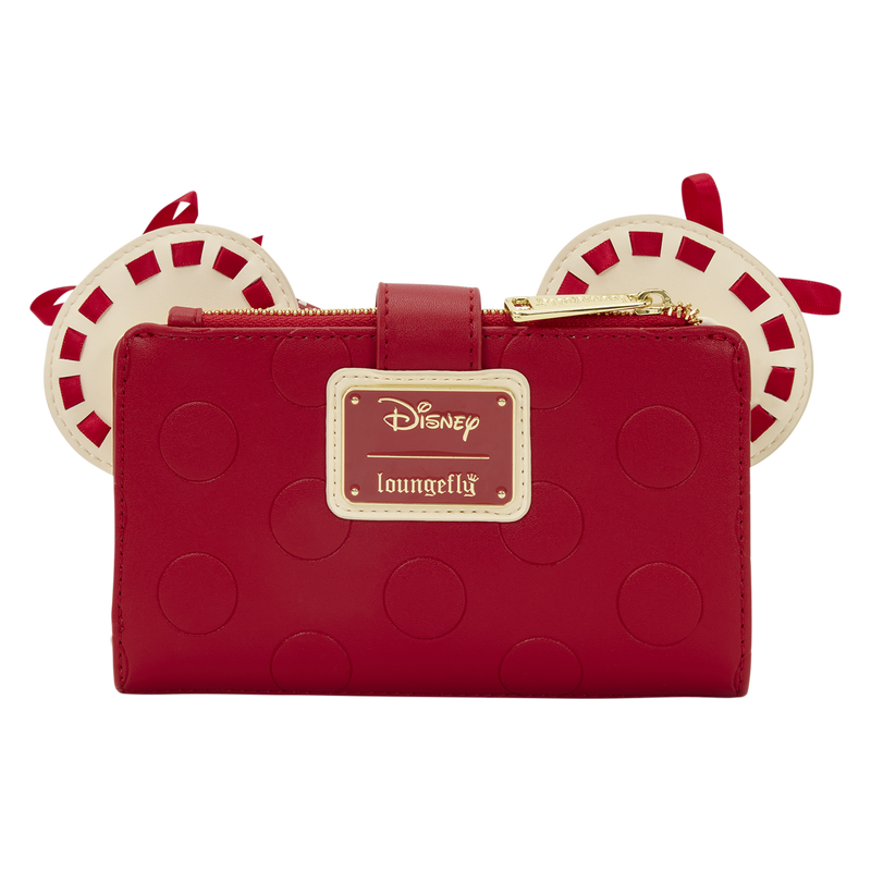 Loungefly Minnie Mouse Rocks the Dots Coquette Flap Wallet – Steve's ...