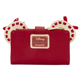 Loungefly Minnie Mouse Rocks the Dots Coquette Flap Wallet