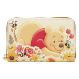 Loungefly Winnie the Pooh Bees & Flowers Zip Around Wallet