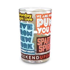 Hallmark SNL Best of SNL Slogans Collectible Drinking Glass, 13.5 oz.