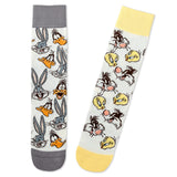 Hallmark Looney Tunes™ Cartoon Faces Mismatched Novelty Crew Socks