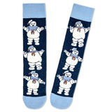 Hallmark Ghostbusters Stay Puft Marshmallow Man Novelty Crew Socks