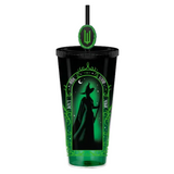 Wicked Elphaba Don't Hide Your Magic 24 Oz. Plastic Cold Cup with Lid and Topper Straw