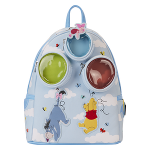 Loungefly Winnie the Pooh & Friends Floating Balloons Mini Backpack (Front)