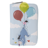 Loungefly Winnie the Pooh & Friends Floating Balloons Zip Around Wallet (Front)