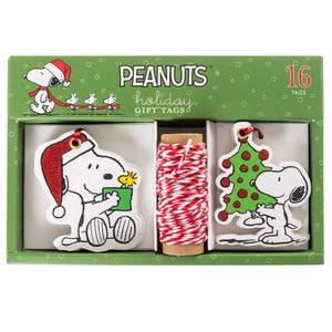 Holiday Snoopy Gift Tags with Baker's Twine