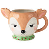Hallmark Sculpted Reindeer Mug, 15.9 oz.