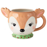 Hallmark Sculpted Reindeer Mug, 15.9 oz.