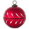 Hallmark Red Glass Ball Ornament Pine-Scented Candle, 4"