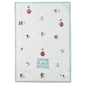 Hallmark Snow Place I'd Rather Be Tea Towel, 18x26