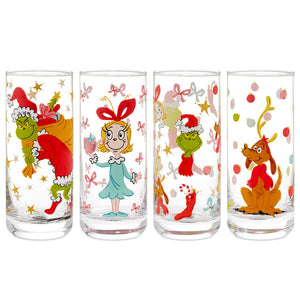 Hallmark Dr. Seuss's How the Grinch Stole Christmas!™ Drinking Glasses, Set of 4