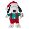 Hallmark Peanuts® Santa Snoopy With Cookie Plush With Sound and Motion, 12"