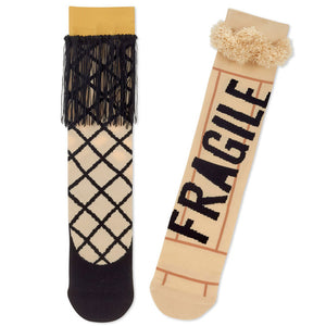 Hallmark A Christmas Story™ Leg Lamp and Crate Mismatched Novelty Socks