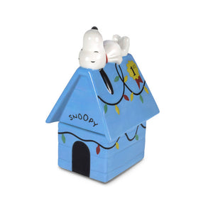 Hallmark Peanuts® Snoopy on Holiday Doghouse Salt and Pepper Shakers, Set of 2