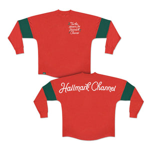 Hallmark Channel 'Tis the Season Red Spirit Jersey Medium