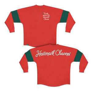 Hallmark Channel 'Tis the Season Red Spirit Jersey Large