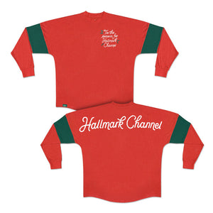 Hallmark Channel 'Tis the Season Red Spirit Jersey X Large