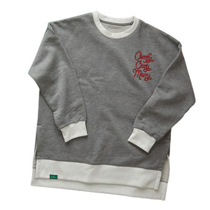 Hallmark Channel Comfy Cozy Merry Gray Sweatshirt XX Large