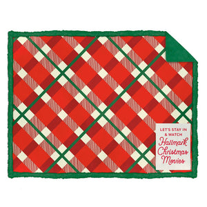 Hallmark Channel Let's Stay In Oversized Throw Blanket, 80x60