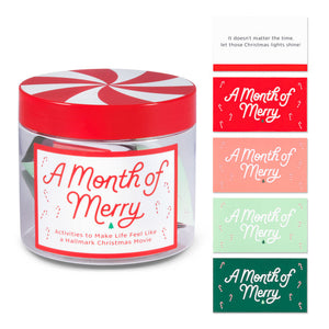 Hallmark Channel A Month of Merry Christmas Activity Jar