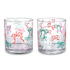 Hallmark Lacey Chabert Collection Holiday Bow Drinking Glasses, Set of 2