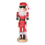 Hallmark Skiing Santa Nutcracker Figurine, 14"