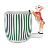 Hallmark Reindeer Sculpted Handle Mug, 14 oz.