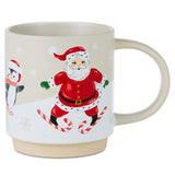 Hallmark Skiing Santa and Friends Mug, 16 oz.