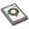 Hallmark Wreath and Pine Scent Boxed Christmas Cards