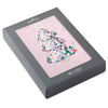 Hallmark Geometric Tree on Pink Boxed Christmas Cards