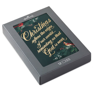 Hallmark Celebrate the season with this bulk pack of colorful boxed Christmas cards by Hallmark featuring a village scene