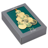 Hallmark Elegant Green Tree Boxed Christmas Cards Pack