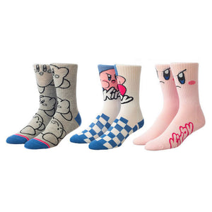 Set of 3 Kirby Crew Socks Pairs