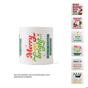 North Pole Plumbing Hilarious Holiday Toilet Paper Roll