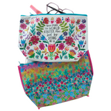 You Make the World a Better Place Recycled Zipper Pouch