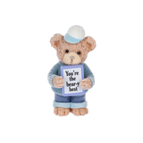 You're the Bear-y Best Bear with Flocking Fur Standing Figurine 3"