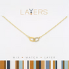 Gold Links Layers Necklace