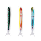 Tinned Sardine Set of 3 Fish Shaped Pens with Black Ink