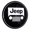 Black Jeep 15" Metal Dome Wall Sign