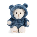Bukowski Stuffed Animal Plush 10" Jacob Bear with Blue Hoodie
