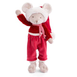 Bukowski Stuffed Animal Plush 12" Christmas Henry Mouse with Red Outfit